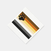 ゲイベアプライドフラグ スタンダードカクテルナプキン (角)