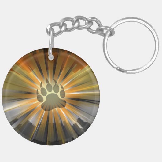 ゲイベアプライドフラッグベアポー キーホルダー (裏面右)