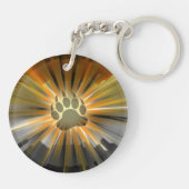 ゲイベアプライドフラッグベアポー キーホルダー (裏面)