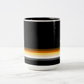 ゲイベアプライド国旗男らしWOOFとお洒落 ツートーンマグカップ (中央)