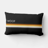 ゲイベアプライド国旗男らしWOOFとお洒落 ランバークッション (裏面)