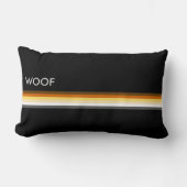 ゲイベアプライド国旗男らしWOOFとお洒落 ランバークッション (正面)