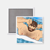 ゲイベアマグネット – おはようございます！ マグネット (正面/裏面)