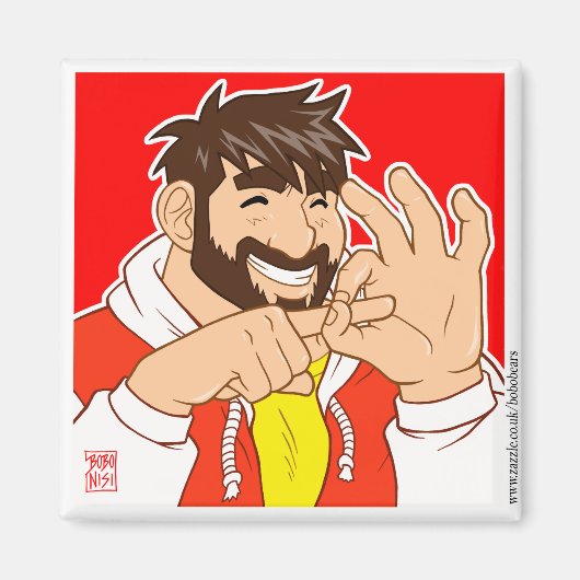 ゲイベアマグネット – おもしろいを持ちよう！ マグネット (正面)