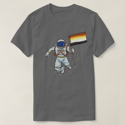ゲイベアー宇宙飛行士ゲイベアープライド Tシャツ (デザイン正面)