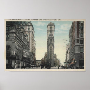 ゲイホワイトウェイタイムズスクエアNYC 1920s ポスター