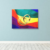 ゲイマリッジオンキャンバス キャンバスプリント (インサイチュ (ウッドフロア))