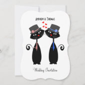 ゲイマリッジキャックールトグルームズ結婚式招待状 招待状 (正面)