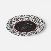 ゲイマリッジホワイト紙プレート ペーパープレート (アングル)