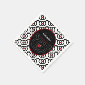 ゲイマリッジホワパーソナライズされたイト紙ナプキンス スタンダードカクテルナプキン (角)