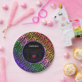 ゲイマリッジレインボー紙プレート ペーパープレート (パーティー)