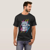 ゲイマーの誇り LGBT ゲーム好き ギフ Tシャツ (正面フル)