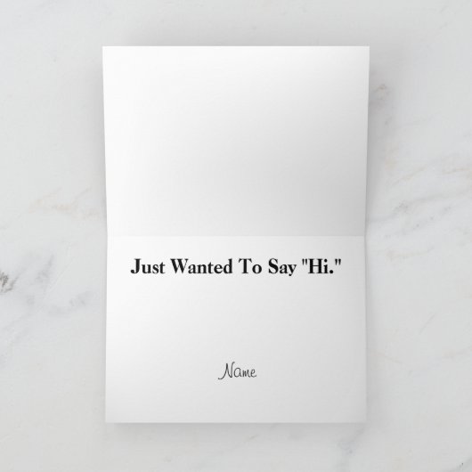 ゲイメリーLGBTレインボーグリーティングカード カード (内部)