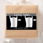 ゲイメンウェディングレセプションワインボトルラベル ラベル (インサイチュ)