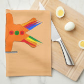 ゲイメンズクリスマスジンジャーブレッドカップル キッチンタオル (四つ折り)