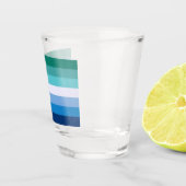 ゲイメンズ国旗（LGBTシンボル） (ゲイプライド) (MLM) ⚣ ショットグラス (右)