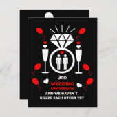 ゲイメンズ結婚3周年記念 (正面/裏面)