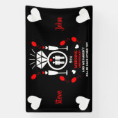 ゲイメンズ結婚5周年記念 横断幕 (縦)