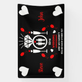 ゲイメンズ10結婚周年記念バナー 横断幕 (縦)