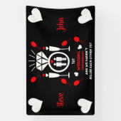 ゲイメンズ1sth結婚アニバーバナー 横断幕 (縦)