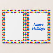 ゲイメンレインボークリスマスツリーとプレゼントカスタム 箔カード (内部)