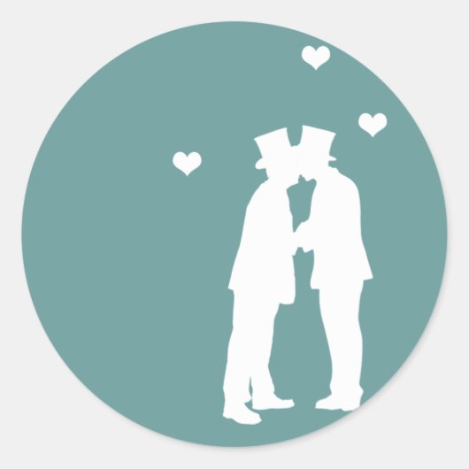 ゲイメン結婚ズ ラウンドシール (正面)