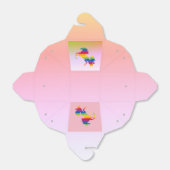 ゲイユニコーンストライプ フェイバーボックス (折り畳みなし)