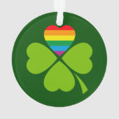 ゲイラッキークローバー オーナメント (裏面)