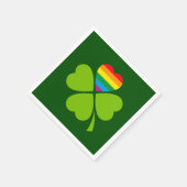 ゲイラッキークローバー スタンダードカクテルナプキン (角)