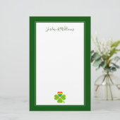 ゲイラッキークローバー 便箋 (スタンド正面)