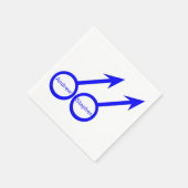 ゲイラバーカスタマイズ可能な紙ナプキン スタンダードカクテルナプキン (角)