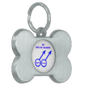 ゲイラバーカスタムズペットタグ ペットネームタグ (正面左)