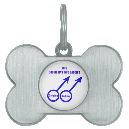 ゲイラバーカスタムズペットタグ ペットネームタグ (正面)