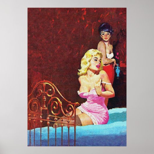 ゲイラブヴィンテージパルプマガジンカバーアート ポスター (正面)