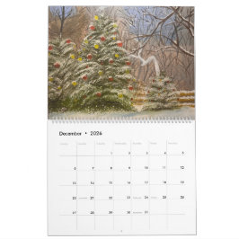 ゲイリー・ポリンによる油彩画24ヶ月 カレンダー