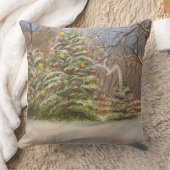 ゲイリー・ポリングによる森のクリスマス クッション (ブランケット)