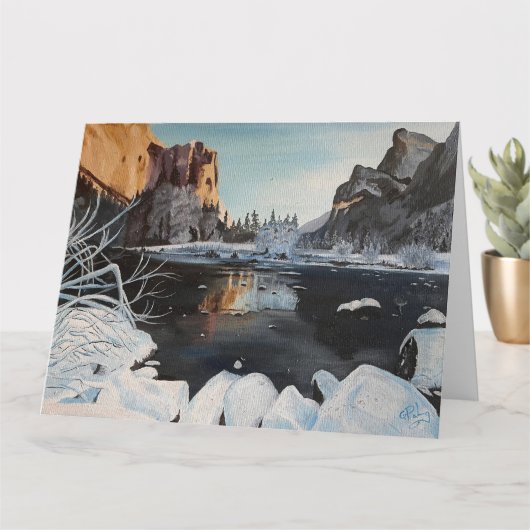 ゲイリー・ポーリングによる「A Forest Christmas」 カード (小さな植物)