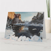 ゲイリー・ポーリングによる「A Forest Christmas」 カード (正面)