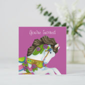 ゲイル回転木馬ホース招待状 招待状 (スタンド正面)