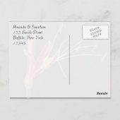 ゲイレインボーカラーフローラありがとう ポストカード (裏面)