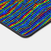 ゲイレインボーフラッグカラージオメトリックデザインGLBTQ デスクマット (コーナー)