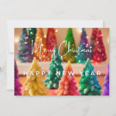 ゲイレインボーホリデークリスマスカード シーズンカード (正面)