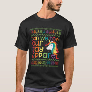 ゲイレインボーユニコーンドン私たちは今、私たちのゲイアパレル Tシャツ