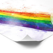ゲイレインボー旗 フォトプリント            (角)