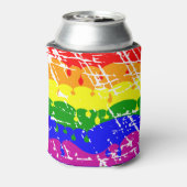 ゲイレインボー自由結婚旗の形見 缶クーラー (缶裏面)