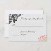 ゲイレズビアンウェディングRSVP 出欠カード (裏面)