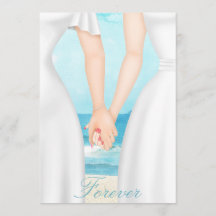 ゲイレズビアンツーブライドオンビーチ招待状