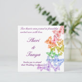 ゲイレズビアンレ結婚インボーズセレモニー招待状 招待状 (スタンド正面)