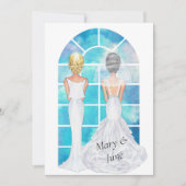 ゲイレズビアン結婚式招待状 招待状 (正面)