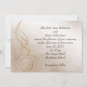 ゲイレズビアン結婚式招待状 招待状 (裏面)